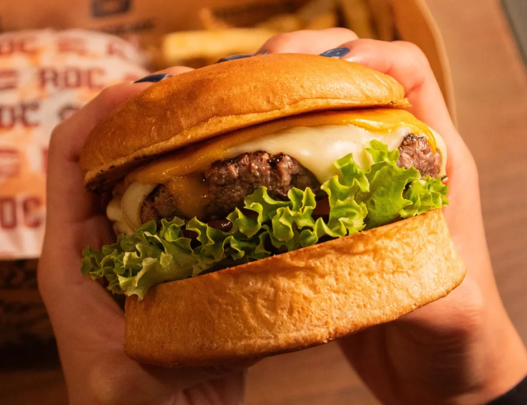 Hamburguesa Extra queso Rústica DC Hamburguesería