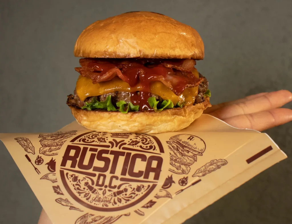 Hamburguesa Rancho Rústica DC Hamburguesería