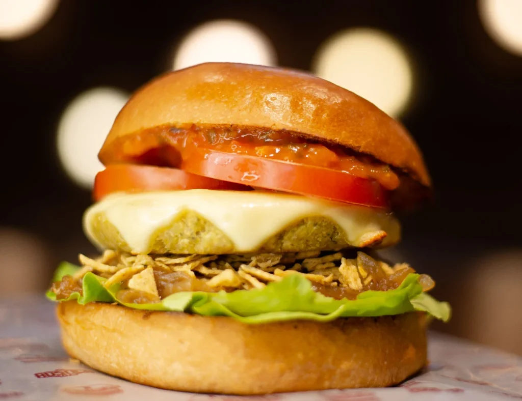 Hamburguesa Vegetariana Rústica DC Hamburguesería